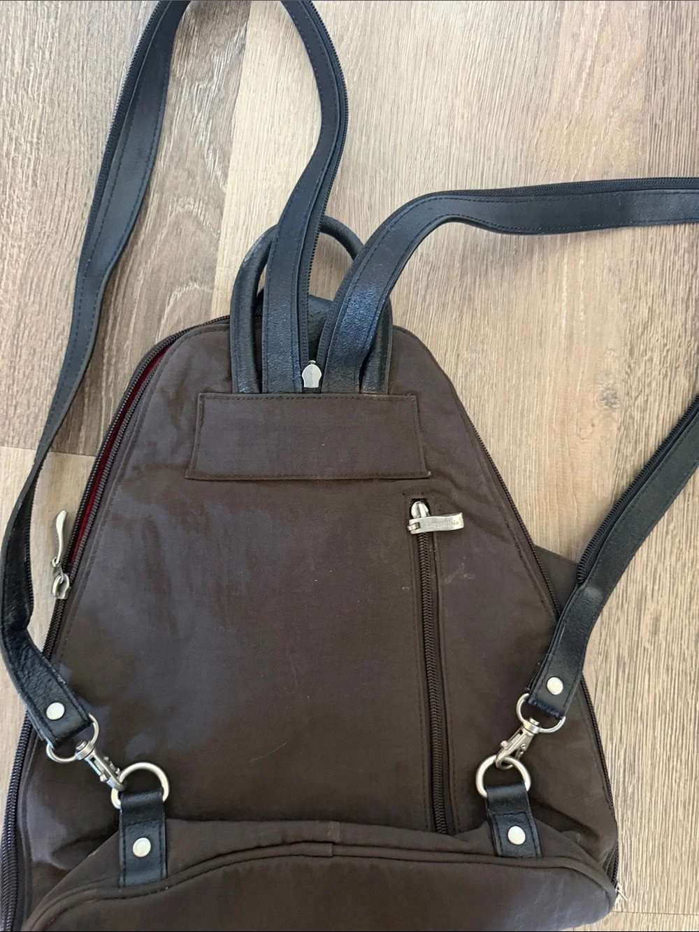 Baggallini Dark Brown travel Backpack
